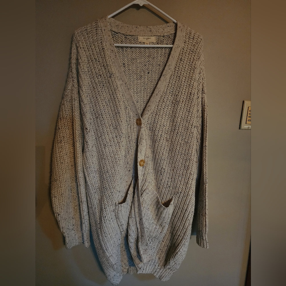 Chunky Oatmeal Cardigan